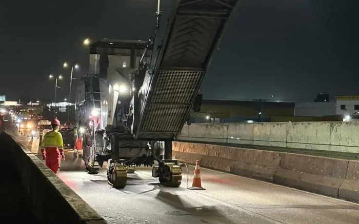 Ponte sobre o rio Camboriú no km 135 da BR-101 terá faixa interditada 