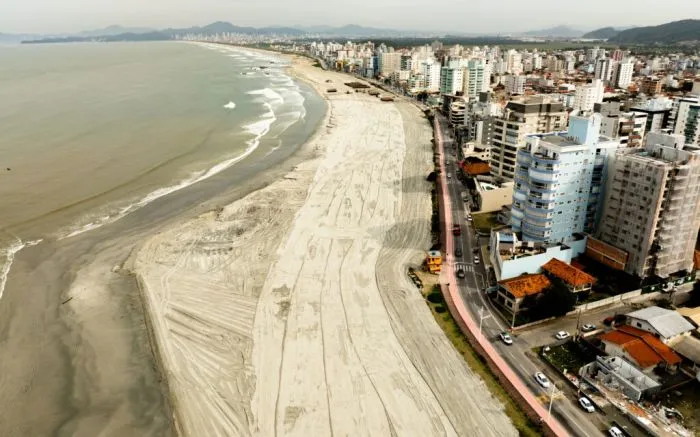 Praia do Gravatá pode ser liberada na próxima semana em Navegantes