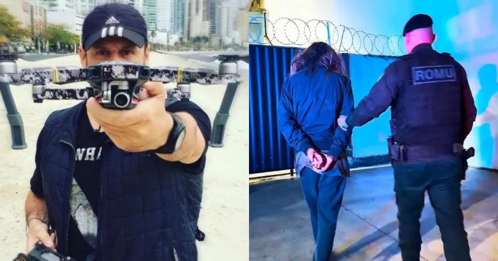Homem é preso após atacar youtuber na praia Central de Balneário Camboriú