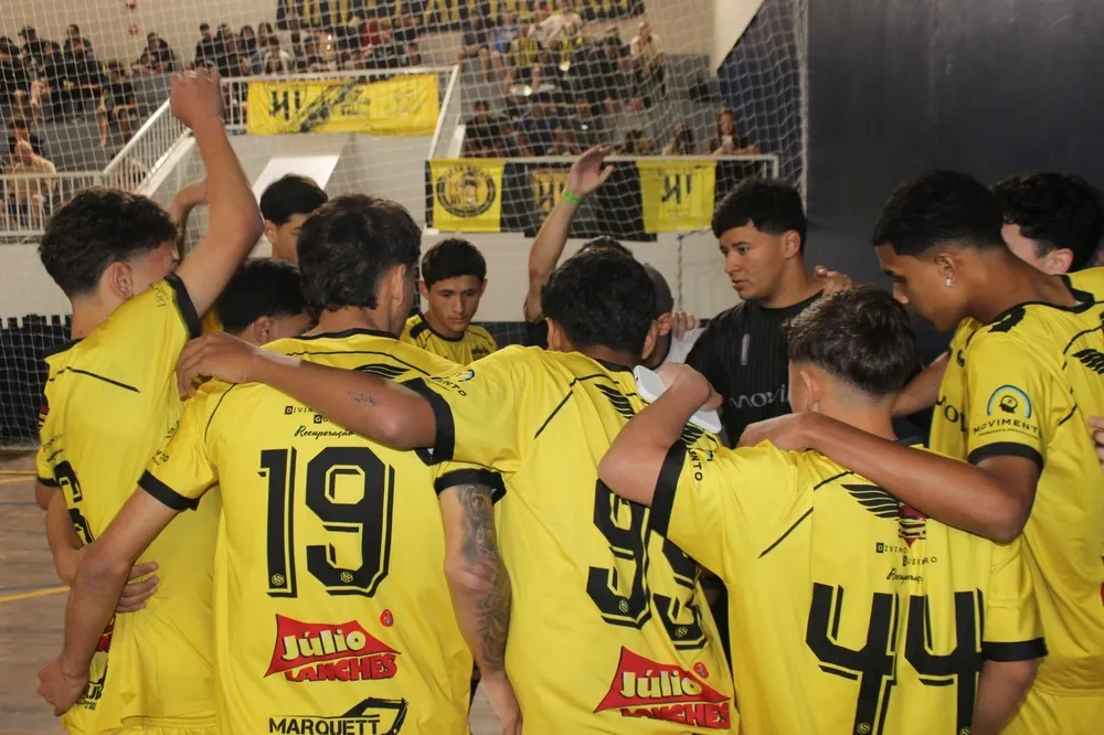Flexa Negra (Sub-16) estreia com vitória e vence o Fúria Jovem por 2x1 no Municipal de Futsal de Penha 