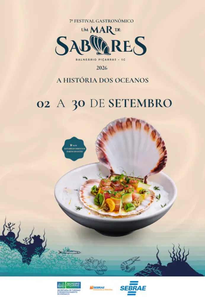 Festival “Um Mar de Sabores” revela os 12 pratos da edição 2026