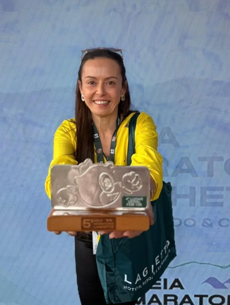 Atleta penhense Vanessa Dai conquista pódio na Meia Maratona em Gramado (RS)