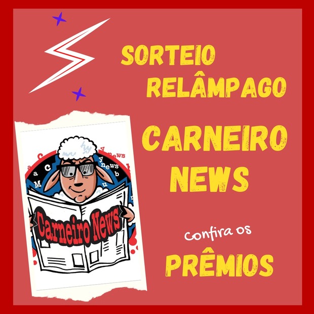 Portal Carneiro News promove “Sorteio Relâmpago” de brindes para seguidores