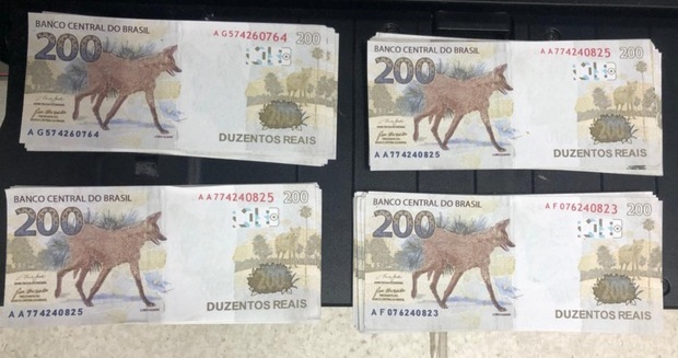 Falso Guará: Trio é preso com 70 mil reais falsificados em Blumenau