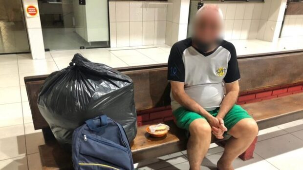 Idoso de Blumenau é abandonado pelo próprio filho na rodoviária de Tijucas
