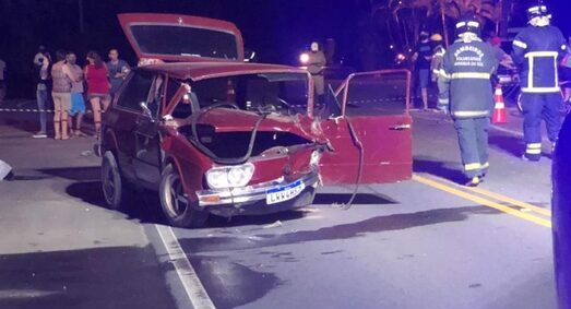 Casal morre em grave acidente na SC-110 em Jaraguá do Sul
