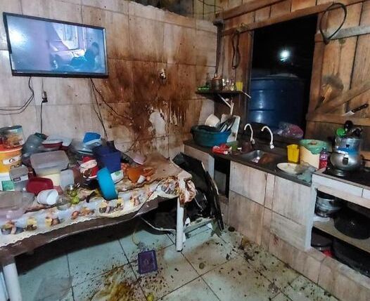 Acidente doméstico: Mulher fica ferida após panela de pressão explodir