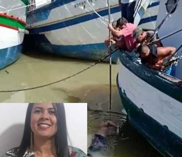 Confirmado: Corpo de mulher com pés e mãos amarradas encontrado no rio Itajaí-Açú em Navegantes é da atendente de cafeteria do Bistek, Mariane Quele