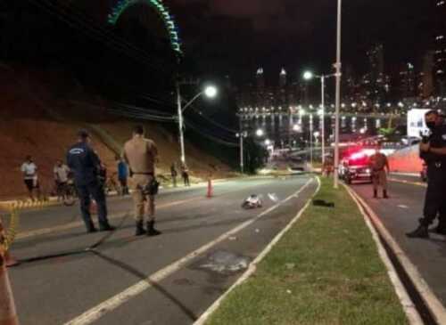 Ciclista morre em acidente na estrada da Rainha em Balneário Camboriú