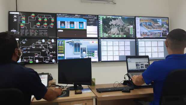 Investimentos em tecnologia ampliam monitoramento do sistema de distribuição de água em Penha