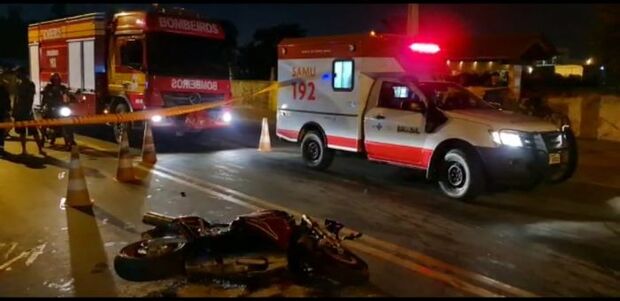Navegantes: Motociclista morre ao bater em caminhão no bairro Machados