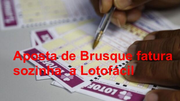 Sortudo: Morador de Brusque acerta sozinho os 15 números da Lotofácil da Caixa Econômica Federal