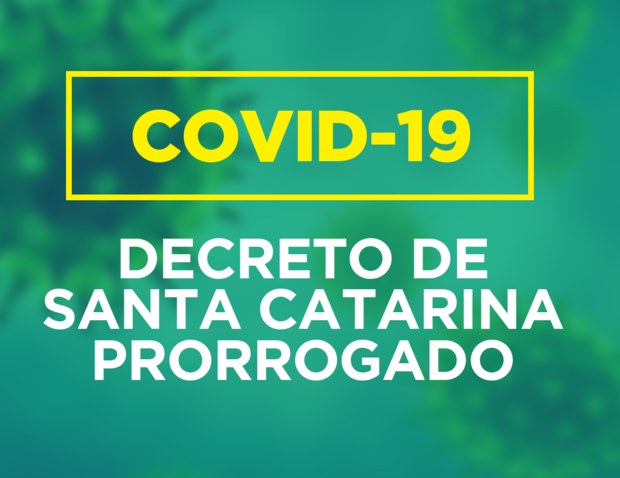 Boletim Coronavírus: Decreto estadual mantém medidas contra a Covid-19 por mais duas semanas em SC