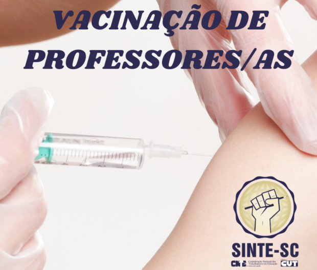 Boletim Coronavírus: SC antecipa imunização de professores contra a Covid-19