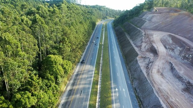 Navegantes: DNIT conclui 57% das obras de duplicação no lote 1 da BR-470