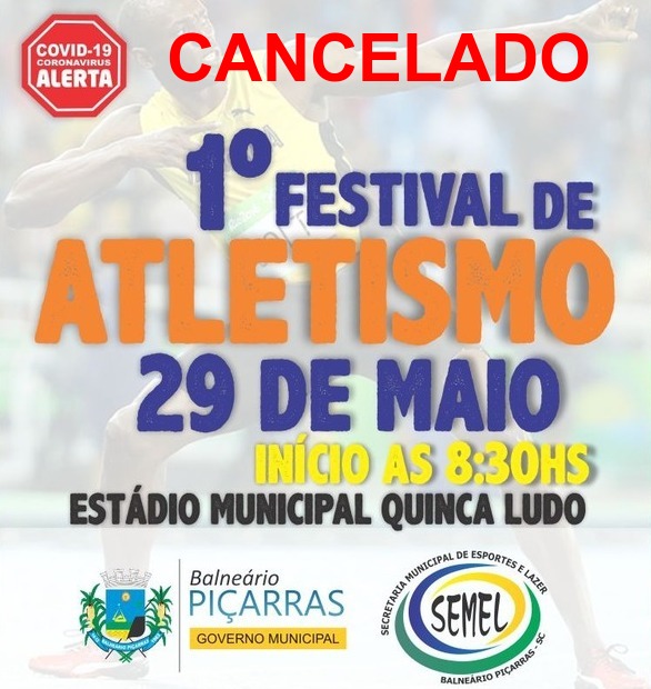 Balneário Piçarras: Devido ao mau tempo Semel cancela o 1º Festival de Atletismo para alunos da Rede Municipal de Ensino
