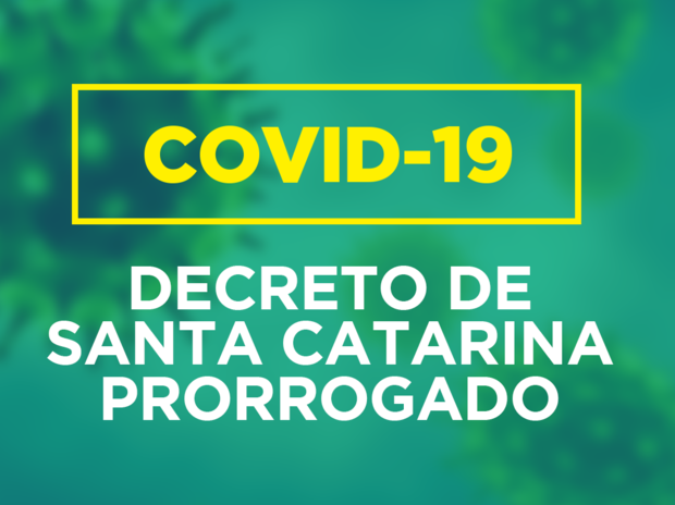 Boletim Coronavírus: Governo de SC prorroga por 15 dias decreto com medidas sanitárias contra a Covid-19