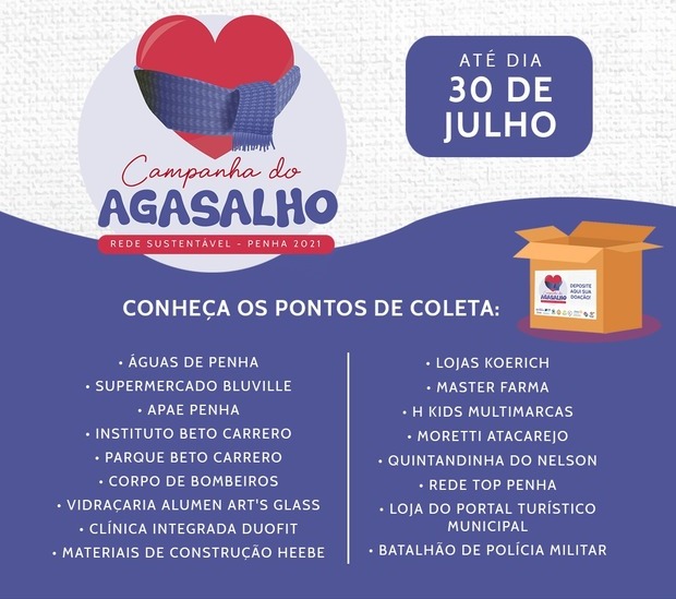 Penha: Campanha do Agasalho segue com coleta de doações