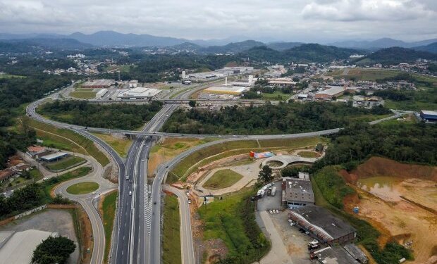 Recursos estaduais serão concentrados na duplicação dos lotes 1 e 2 da BR-470 entre Navegantes e Gaspar