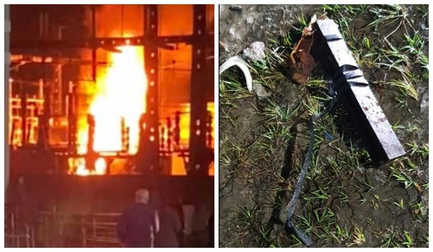 Apagão: Vandalismo causou incêndio na subestação da Celesc na praia Brava em Itajaí