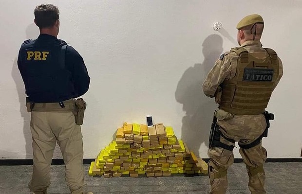 Morador de Itapema que deu a fita na operação da PM e PRF que apreenderam 120 quilos de maconha no na BR-101 no bairro Santo Antônio