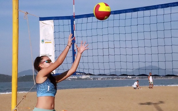 Na Urca: Atleta de Balneário Piçarras vai disputar o Brasileiro de Vôlei de Praia no Rio de Janeiro