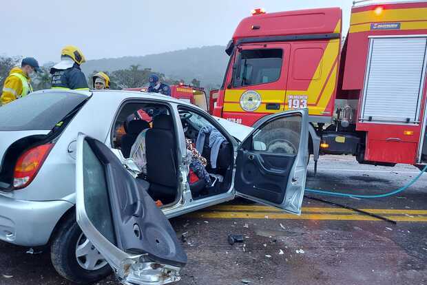Ilhota: Homem morre em acidente na no quilômetro 16 da BR-470
