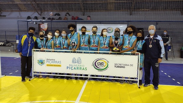 Equipe de basquete de Balneário Piçarras fatura a Taça Santa Catarina Sub-16