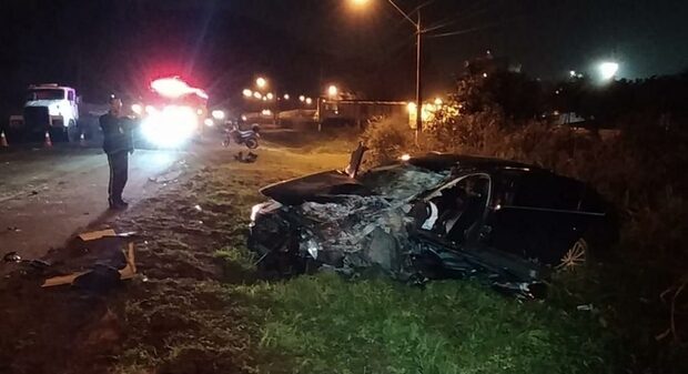 Na BR-280: Mulher fica gravemente ferida em acidente em São Francisco do Sul