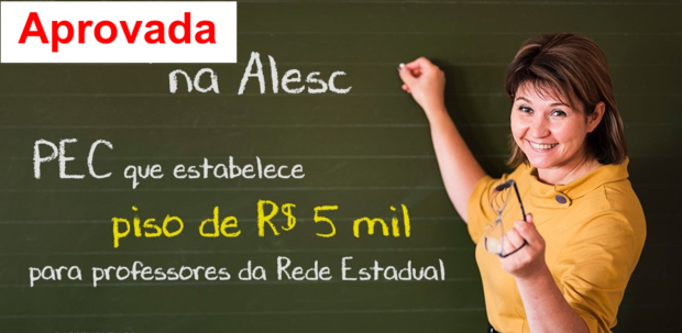 Novo salário dos professores de SC é aprovado na Alesc