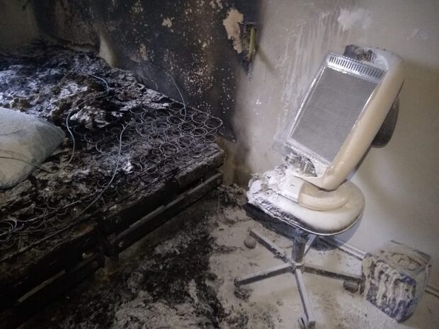 Barra Velha: Incêndio destrói quarto de residência em Itajuba