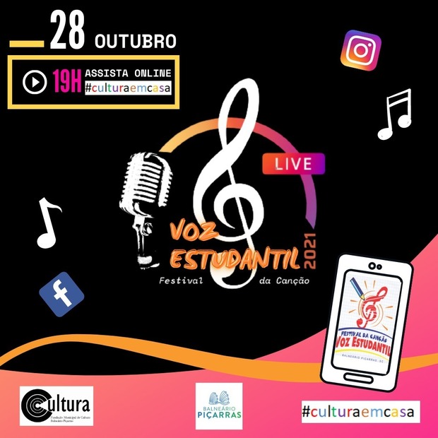 Balneário Piçarras: Fundação Cultural abre inscrições para o 9º Festival da Canção