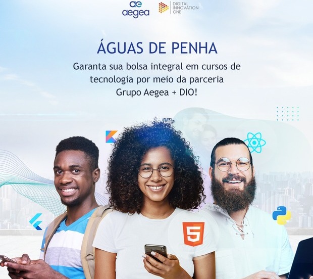 Penha: Parceria entre Águas de Penha e Digital Innovation One disponibiliza bolsa de estudos na área de tecnologia