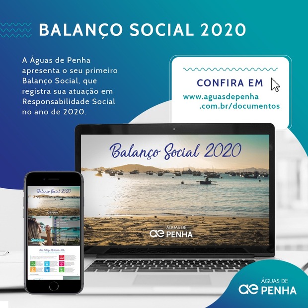 Águas de Penha divulga balanço social 2020