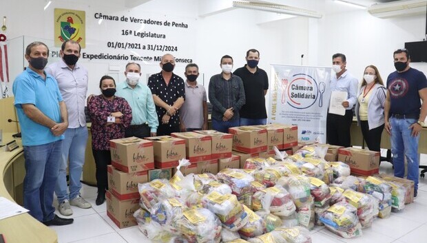 Penha: Campanha Câmara Solidária arrecada uma tonelada de alimentos