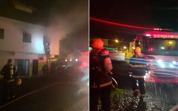 Navegantes: Incêndio destrói escritório de empresa de pescados no bairro Machados