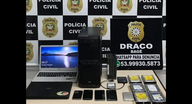 Suspeito de estupro de vulnerável e manter pornografia infantil é preso em Joinville