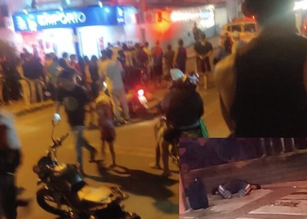 Caiu de bruços: Assaltante é morto a tiros por comerciante no bairro Conde Vila Verde