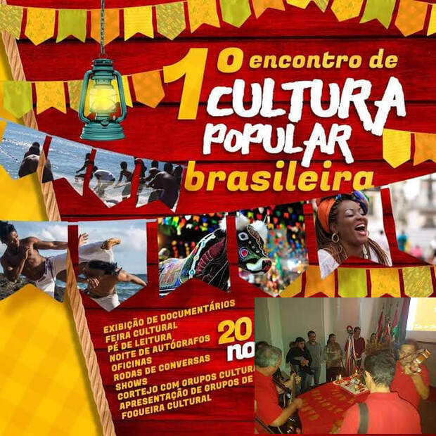 Foliões do Divino representam Penha e SC no 1º Encontro Nacional da Cultura Popular Brasileira em Armação dos Búzios RJ