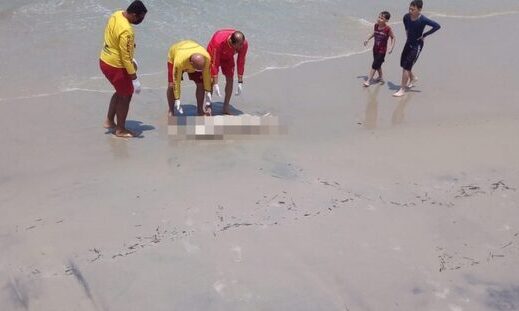 Ossada: Corpo em total estado de decomposição é encontrado na areia da praia de Itapoá