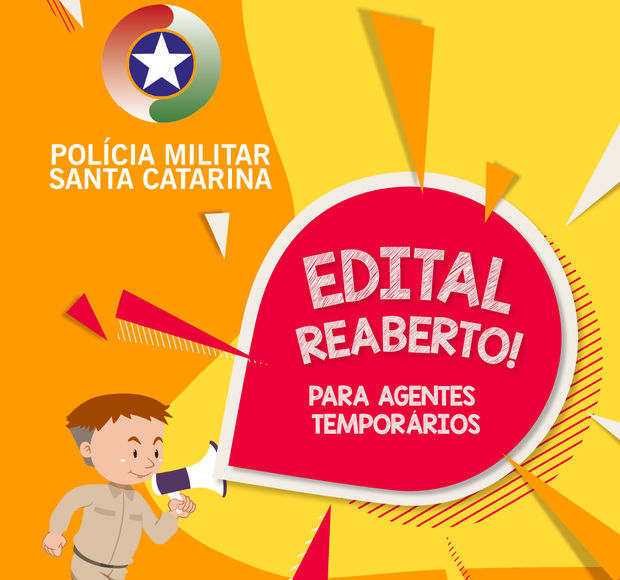Oportunidade: Polícia Militar abre processo seletivo para admissão de voluntários de auxiliar temporário