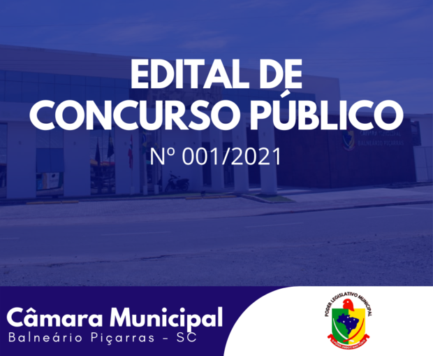 Concurso: Câmara de Vereadores de Balneário Piçarras abre vaga para Controlador Interno Legislativo