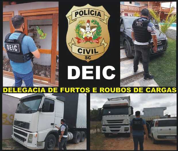 Carga de alho: Trio é preso pela polícia Civil por roubo cargas em Barra Velha e região