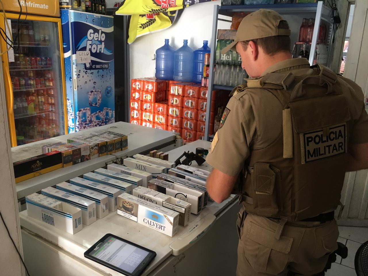 EM NAVEGA: DONO DE CONVENIÊNCIA É PRESO POR POSSE ILEGAL DE ARMA NO BAIRRO SÃO PAULO