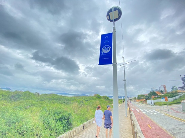 IMP monitora trecho Bandeira Azul da praia de Balneário Piçarras