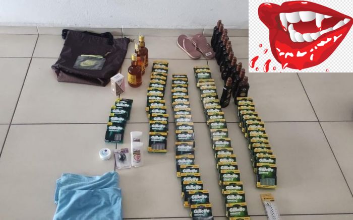 Bandida Vampira: Mulher furta mercado, morde funcionária e é detida pela PM em Navegantes