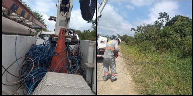Balneário Piçarras: PM e Celesc realizam operação contra furto de energia elétrica