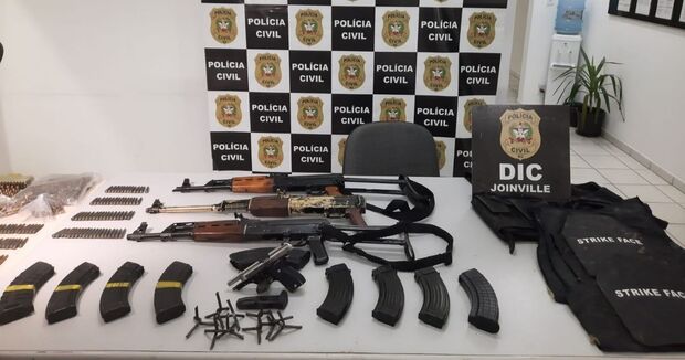 Novo Cangaço: Polícia prende bandidos que tramavam explodir e roubar bancos na região de Joinville