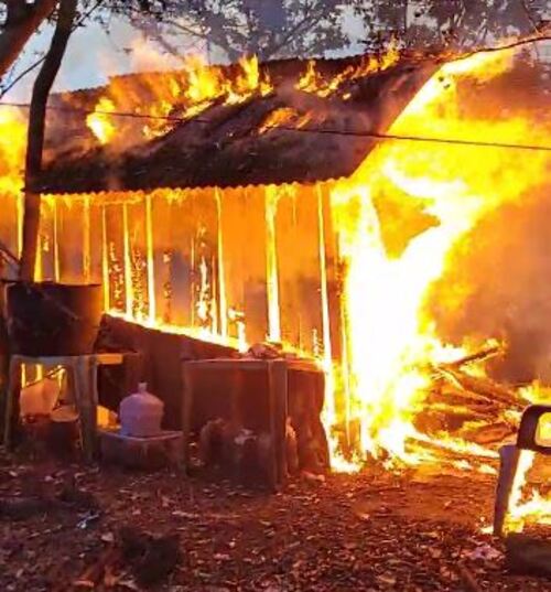 Porto Belo: Idoso morre em incêndio na Ponta do Araçá