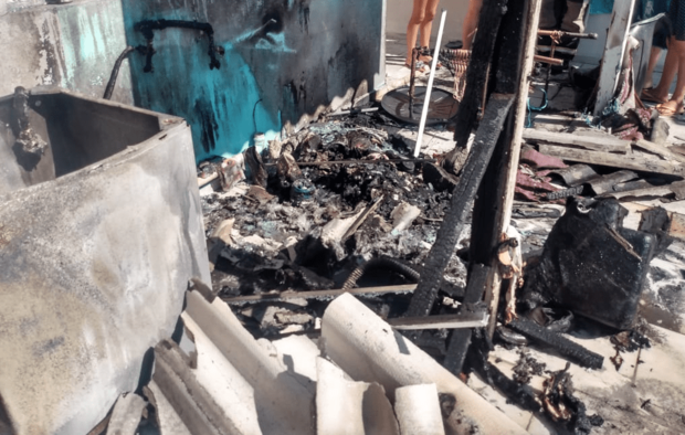 Penha: Incêndio destrói cômodo de uma residência na localidade da Olaria
